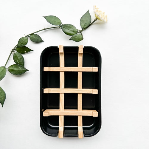 Biodegradable Bamboo & Cornstarch Soap Dish