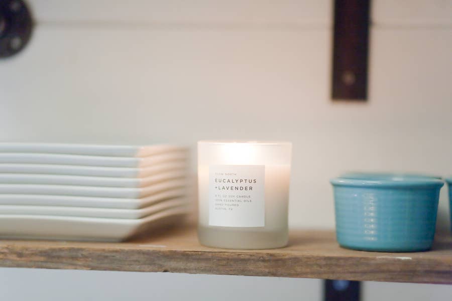 Eucalyptus + Lavender Non-Toxic Candle - Mother's Day Gift