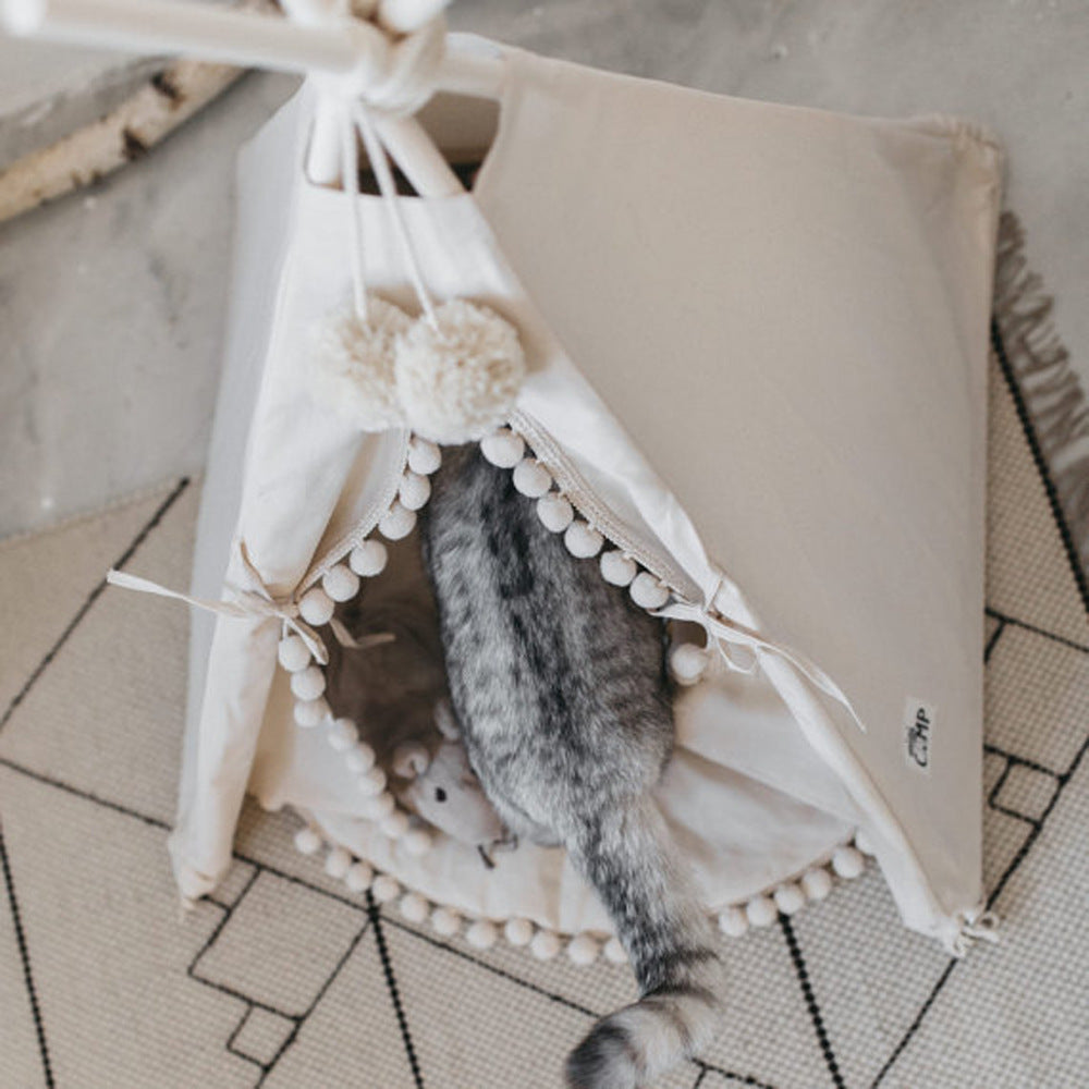 Cozy Cat & Dog Tent Bed
