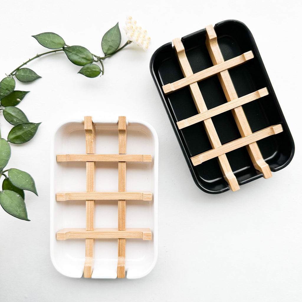 Biodegradable Bamboo & Cornstarch Soap Dish