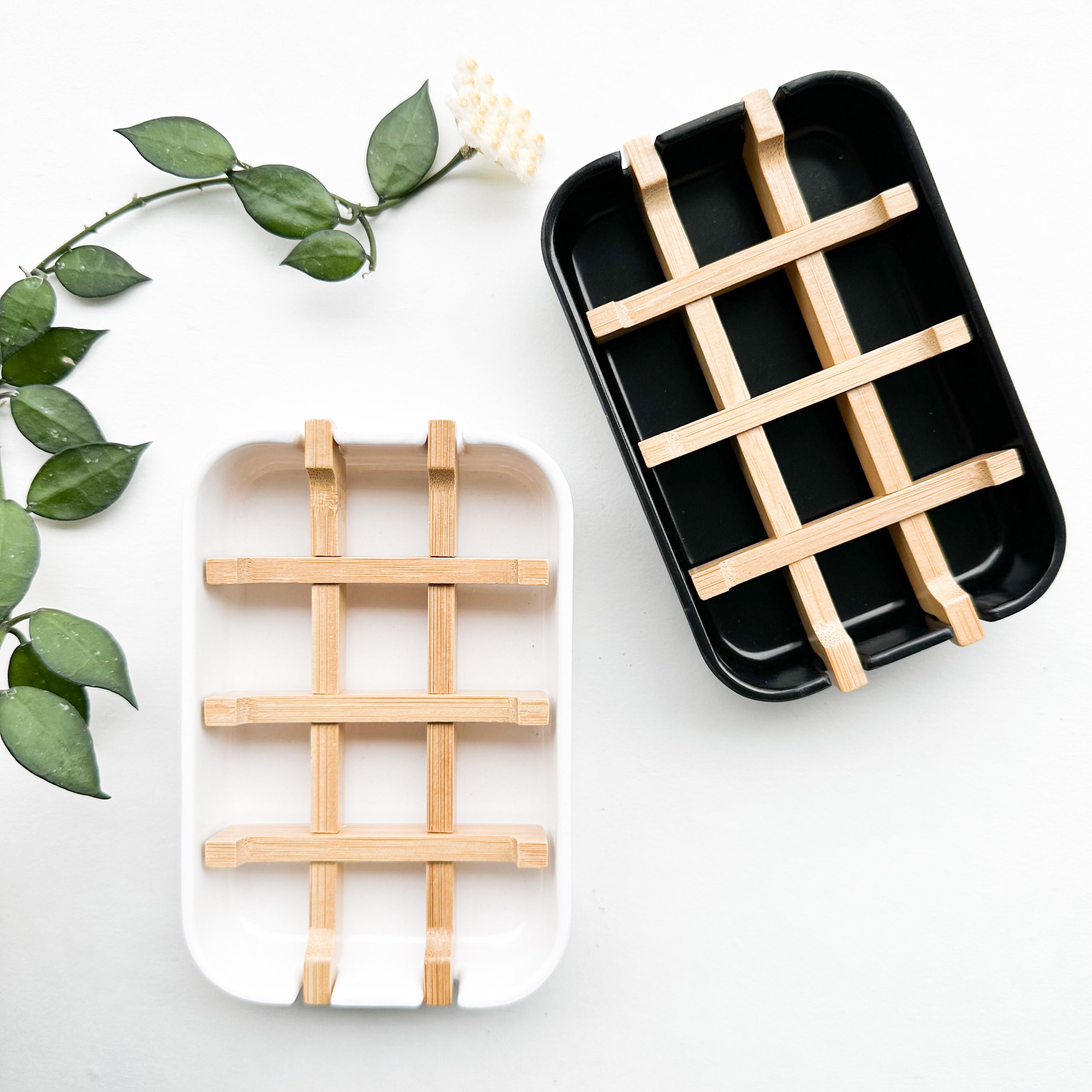 Biodegradable Bamboo & Cornstarch Soap Dish