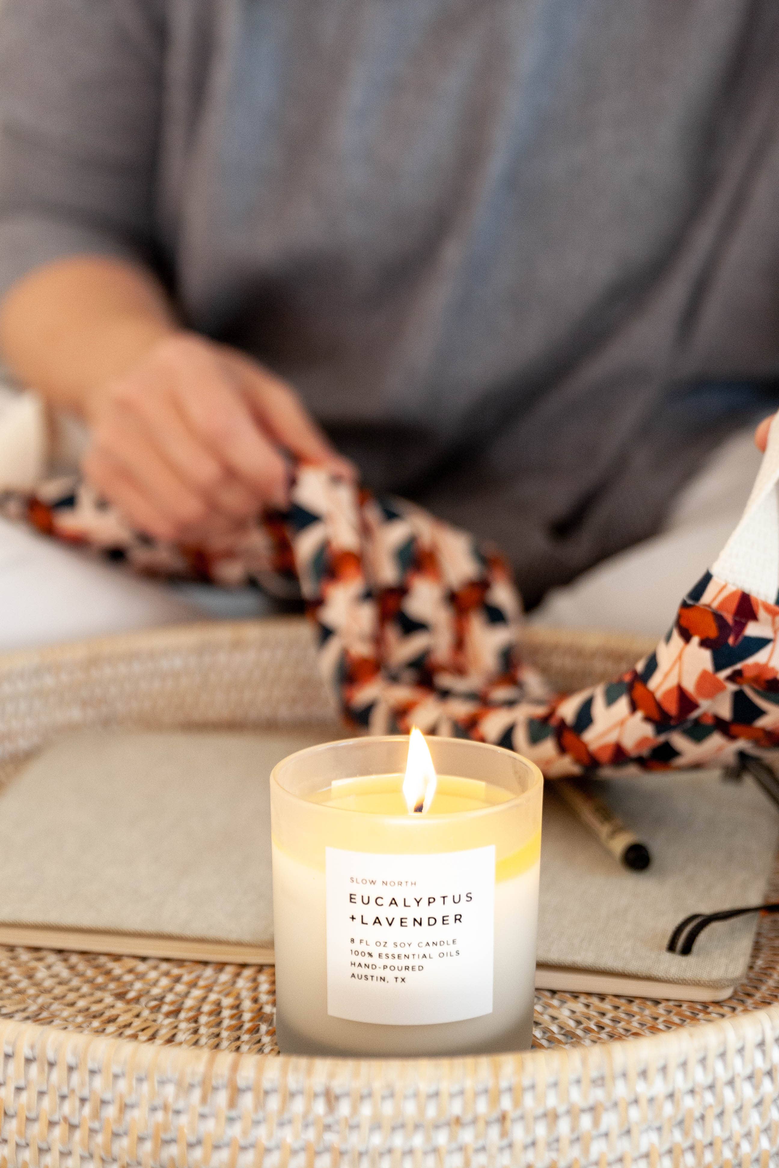 Eucalyptus + Lavender Non-Toxic Candle - Mother's Day Gift