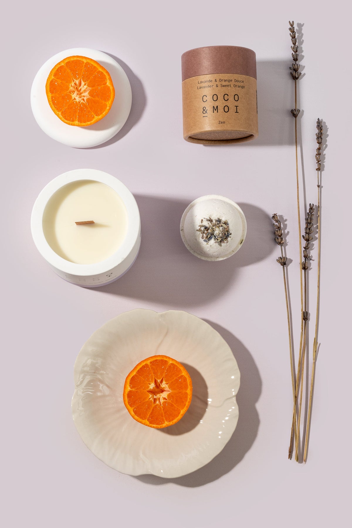 Lavender & Sweet Orange Candle