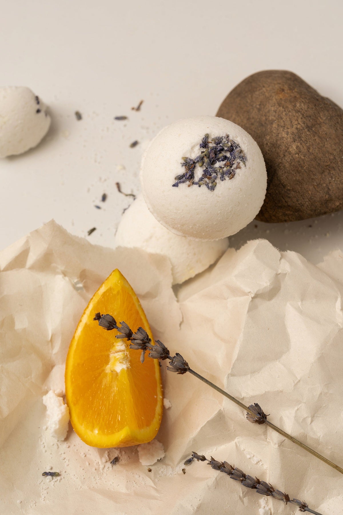 Lavender & Sweet Orange Bath Bomb