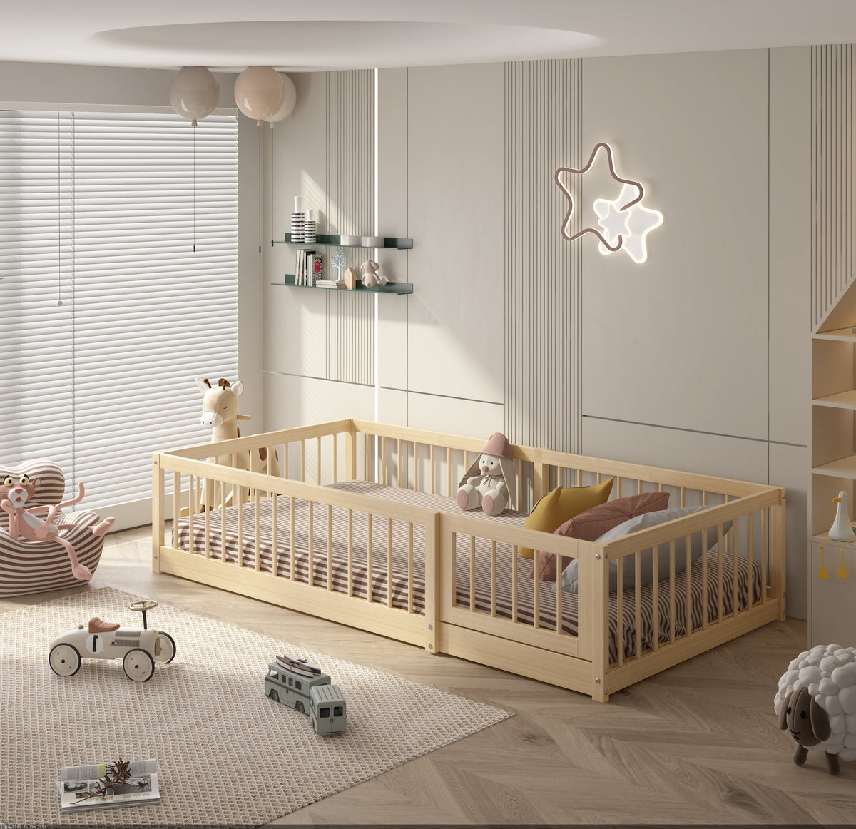 DREAM RAFT MONTESSORI NATURAL FLOOR BED - TWIN