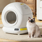 Self-Cleaning Cat Litter Box | Fully Enclosed Automatic, App Control,