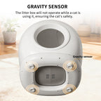 Self-Cleaning Cat Litter Box | Fully Enclosed Automatic, App Control,