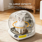 Self-Cleaning Cat Litter Box | Fully Enclosed Automatic, App Control,