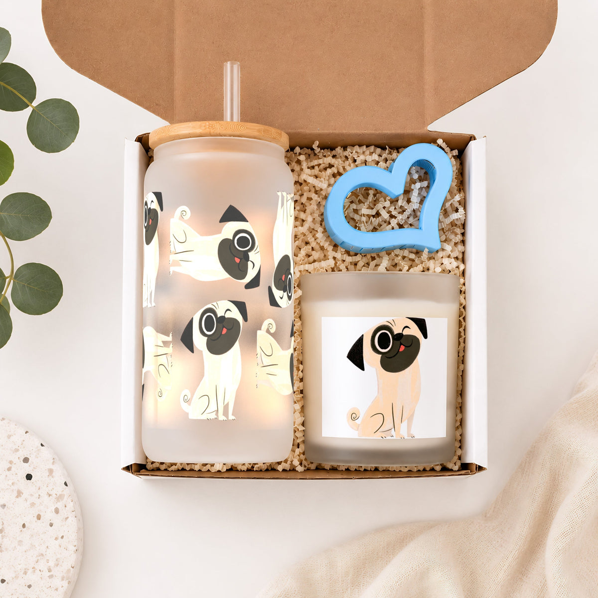 One Eyed Pug Sip & Glow Box